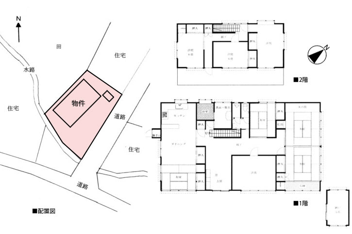 大町市大町万円－配置・間取図